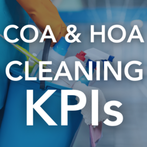 Cleaning KPIs for COA & HOA